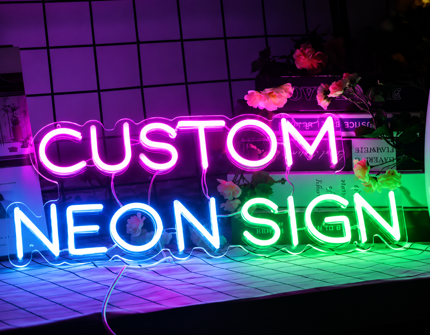 Custom Handcrafted LED Flex Neon Artistic Glow Signs