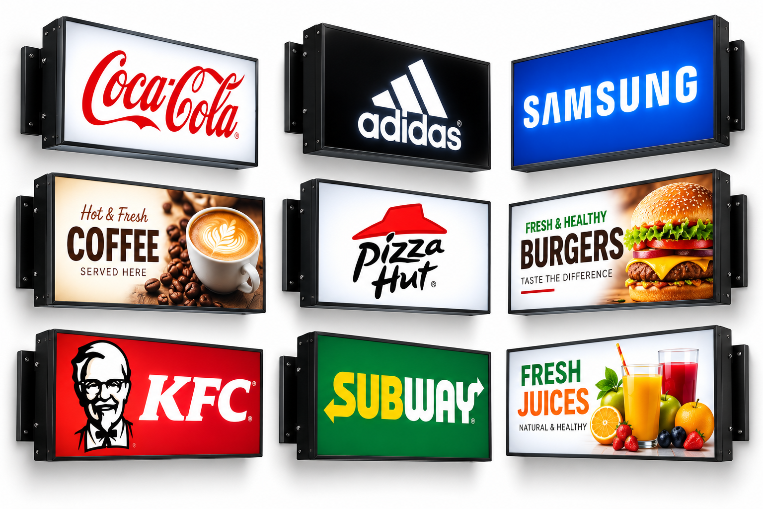 Commercial Fabric UV and Flex Backlit Signage Lightboxes